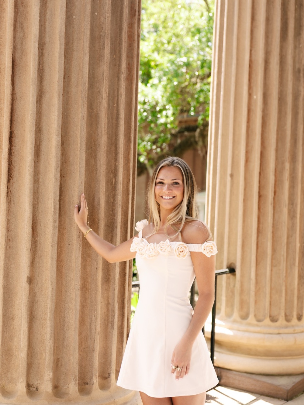 Lulus Gracen Ivory Mini Dress
